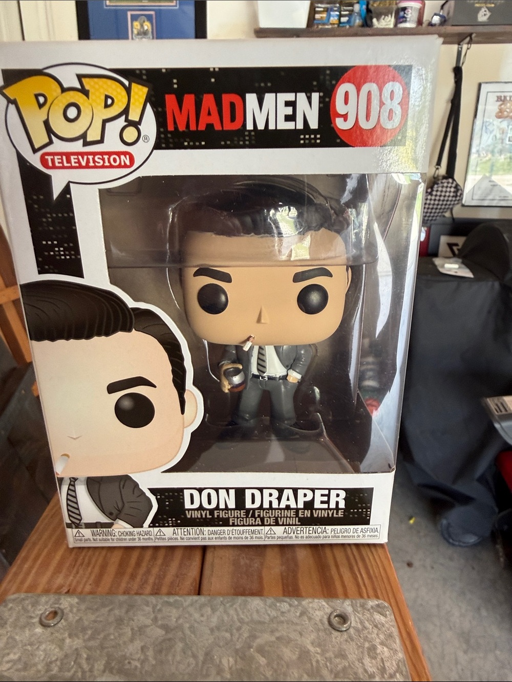 Funko Pop! Mad Men Don Draper Vinyl Figure - Gray, Black, White